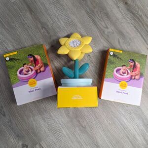 Fun in the Sun Ultimate Toddler Bundle Inflatable Pools & Lighted Bubble Machine